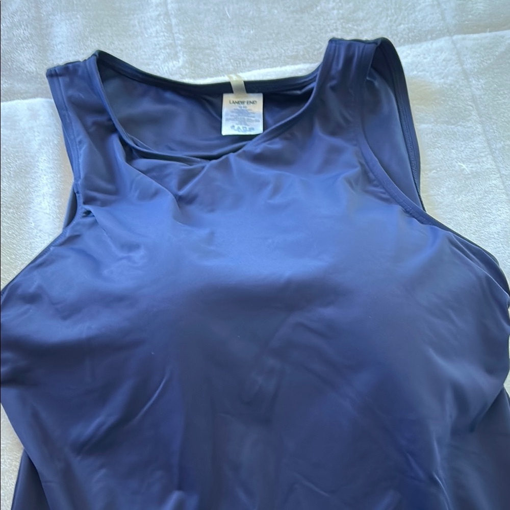 Lands' End Women's Navy Tank Top